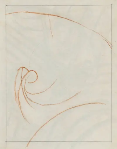 Etude pour ‘Eole’, illustrant ‘Ulysses’, Joyce av Henri Matisse