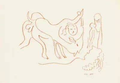 Je veux, me souvenant de ma gentille amie – études dans Florilège des amours, Ronsard av Henri Matisse