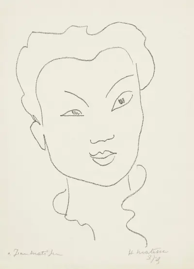 Jeune chinoise av Henri Matisse
