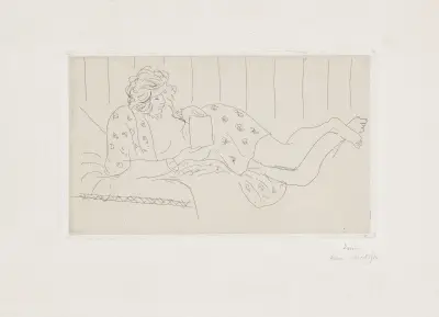 La lettre av Henri Matisse