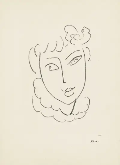 La Pompadour, 1951 – nr 10 av Henri Matisse