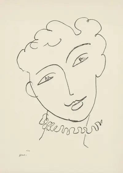 La Pompadour, 1951 – nr 3 av Henri Matisse