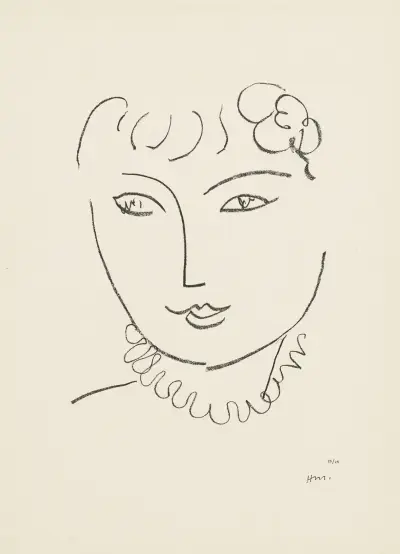 La Pompadour, 1951 – nr 4 av Henri Matisse