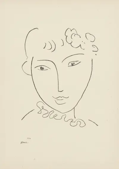 La Pompadour, 1951 – nr 6 av Henri Matisse