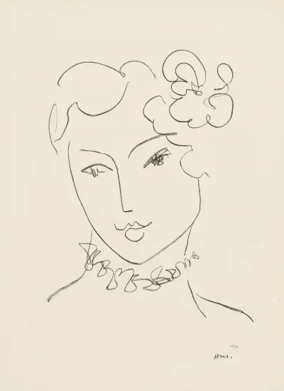 La Pompadour, 1951 – nr 8 av Henri Matisse