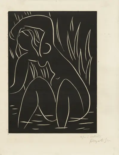 L’après-midi – Etude pour ‘Pasiphaé’ av Henri Matisse