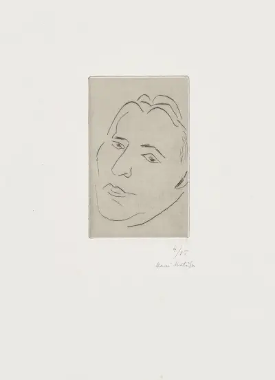 Le pianiste Alfred Cortot av Henri Matisse