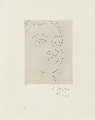 Martiniquaise, 1946 – nr 9 av Henri Matisse