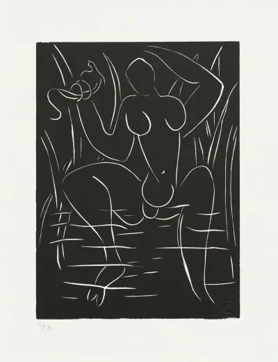Nu à la rivière – Etude pour ‘Pasiphaé’ av Henri Matisse