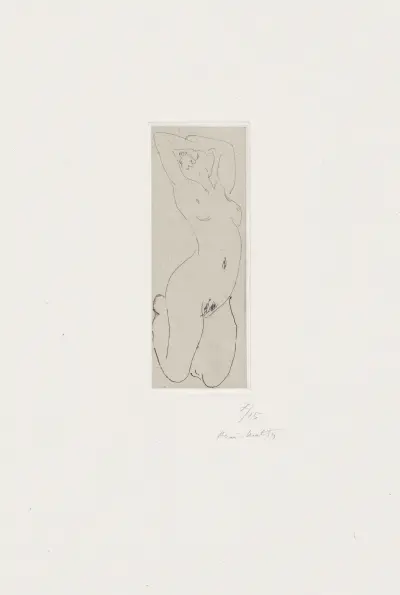 Nu agenouillé et cambré av Henri Matisse