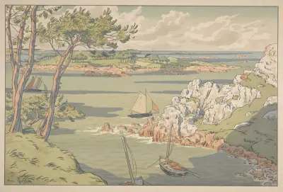 Naturens aspekter; Ön av Henri Rivière