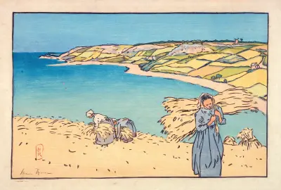 Baie de Launay av Henri Rivière