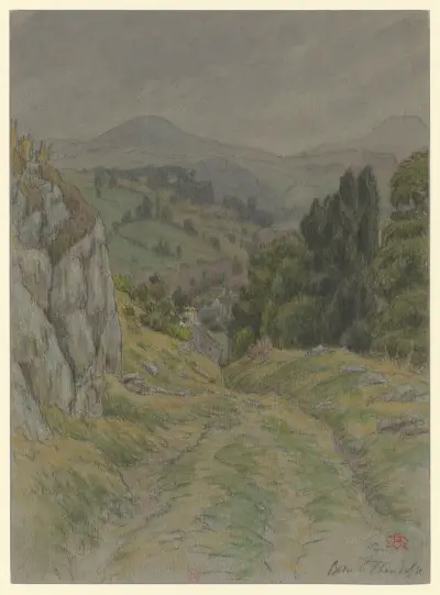 Besse-en-Chandesse av Henri Rivière