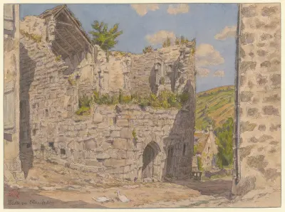 Besse-en-Chandesse av Henri Rivière