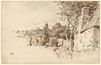 Crozon av Henri Rivière