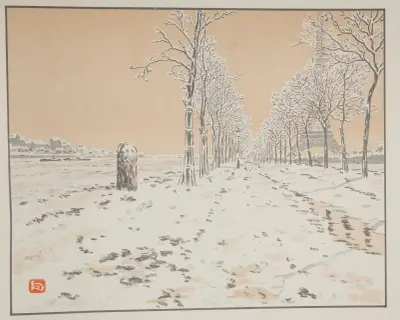 De lile Cygnes av Henri Rivière