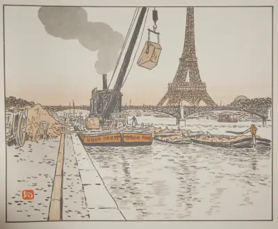 Du Quai de Passy av Henri Rivière