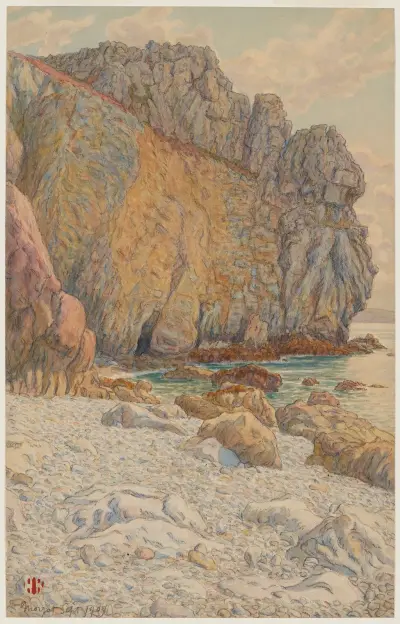 Útesy v Port Haor. Morgat, Henri Rivière