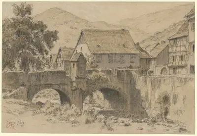 Kaysersberg av Henri Rivière