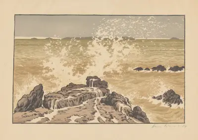 La Vague av Henri Rivière