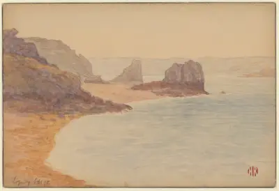 Loguivy, dimma och sol av Henri Rivière