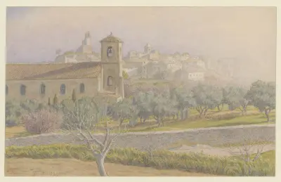 Lourmarin av Henri Rivière