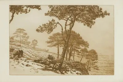 Dimmig morgon av Henri Rivière