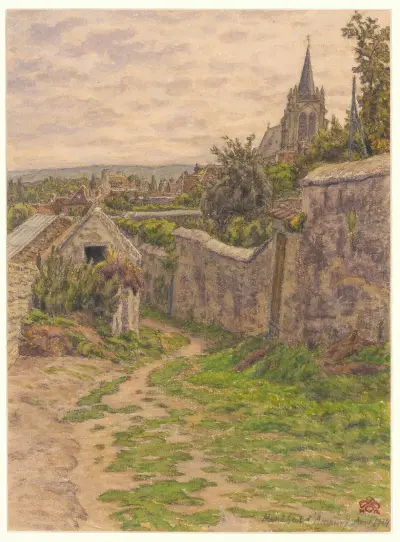 Montfort-l’Amaury av Henri Rivière