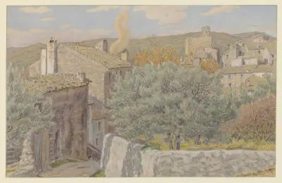 Nyons av Henri Rivière