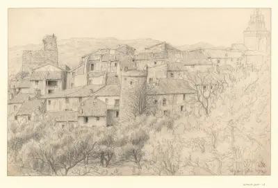 Nyons av Henri Rivière