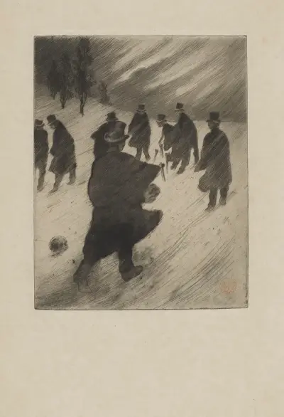 Begravningsfölje av Henri Rivière