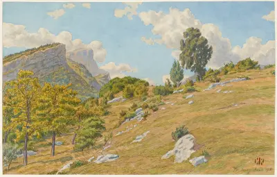 Plateaux de Barberaz av Henri Rivière