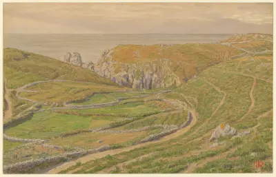 Pointe du Raz, dal nära Pointe du Raz av Henri Rivière