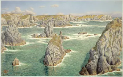 Port Puce. Belle-Isle av Henri Rivière