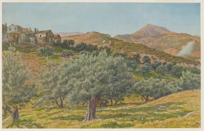 Puig del Mas. La Salette et Madeloc, Banyuls av Henri Rivière