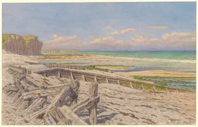 Quiberville av Henri Rivière