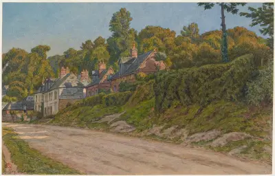 Route d’Auffay av Henri Rivière