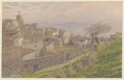 Solliès-Ville av Henri Rivière