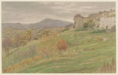 Gråväder i Mougins av Henri Rivière