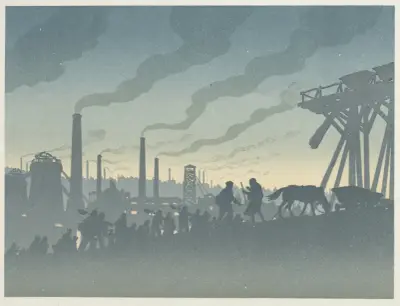 Den vandrande juden; Den moderna staden av Henri Rivière