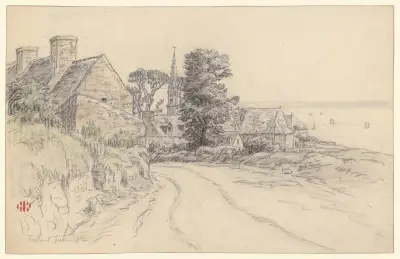 Tréboul av Henri Rivière