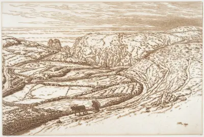 Dal nära Pointe du Raz av Henri Rivière