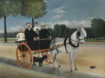 La Carriole du père Junier av Henri Rousseau