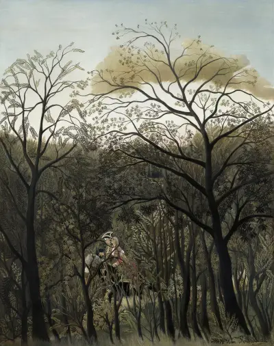Rendezvous in the Forest av Henri Rousseau