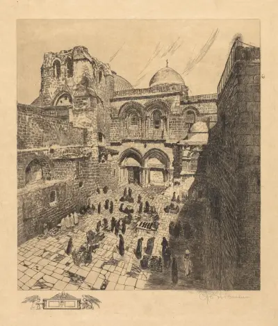Church of the Holy Sepulchre, Jerusalem av Otto Henry Bacher