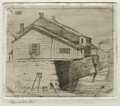 Cottages, Cleveland av Otto Henry Bacher