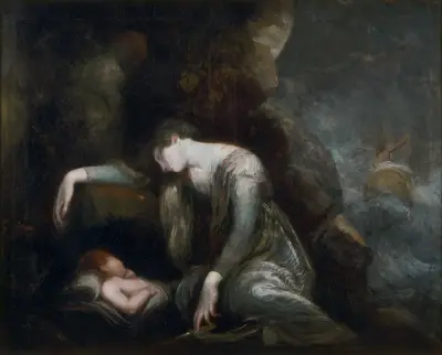 Danaë och Perseus på Seriphos av Henry Fuseli