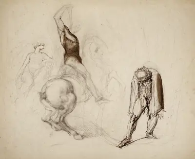 Figure studies av Henry Fuseli