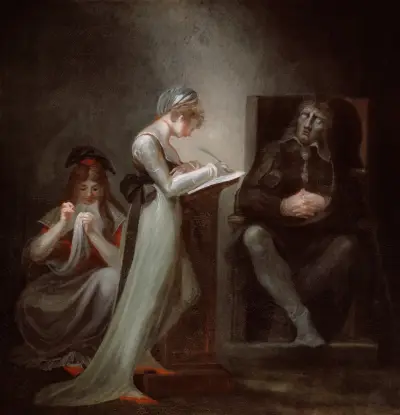 Milton dikterar för sin dotter av Henry Fuseli