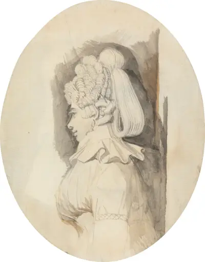 Studie av en dam av Henry Fuseli